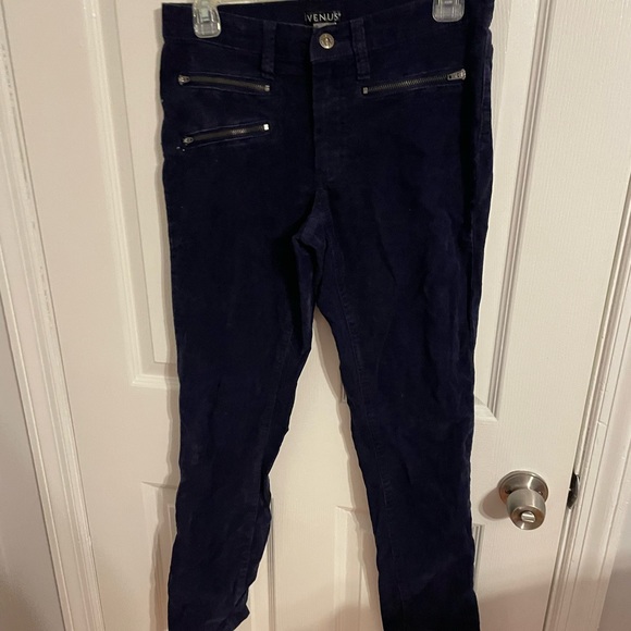 Navy blue Venus corduroy jeans - Picture 1 of 6